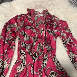 Sweet Rain Pink Leopard Print top